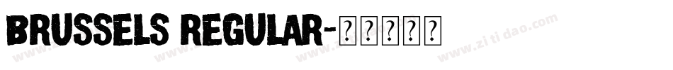 Brussels Regular字体转换